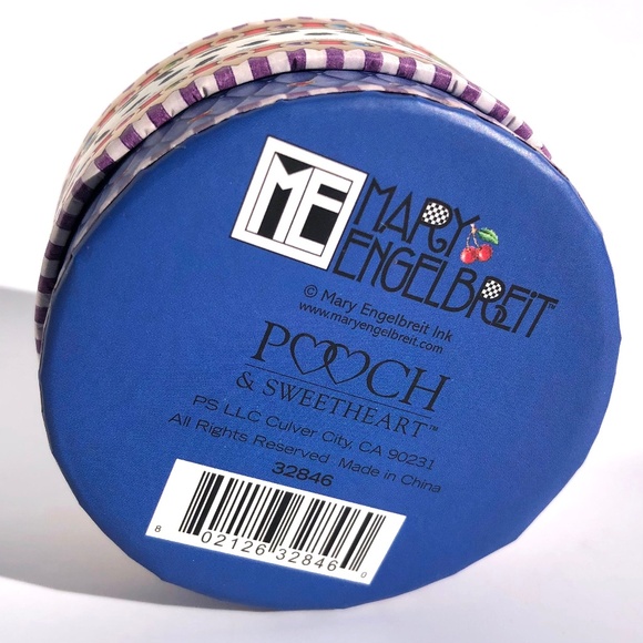 Mary Engelbreit The Queen of Hearts Round Trinket Box Pooch & Sweetheart 32846 - Picture 8 of 10